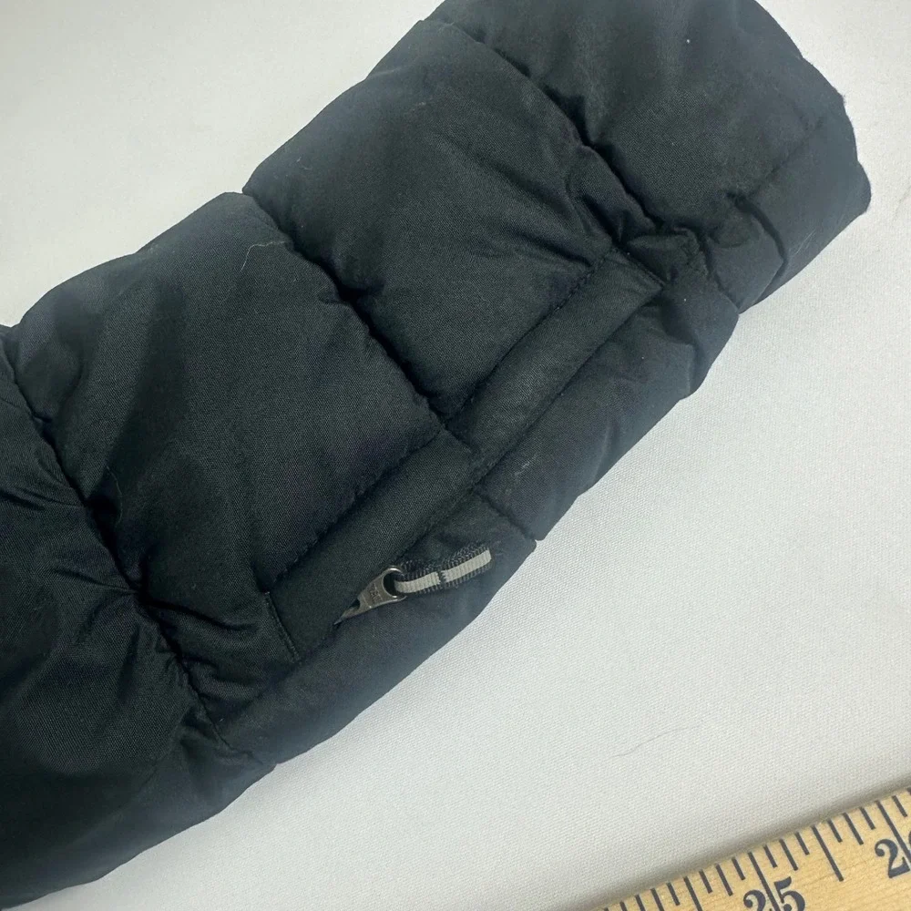 Columbia Kids Black Puffer Jacket Hooded Faux Fur Trim Size‎ 7 8